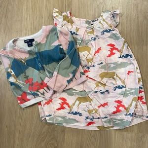 Baby gap worn once dress and cardigan
